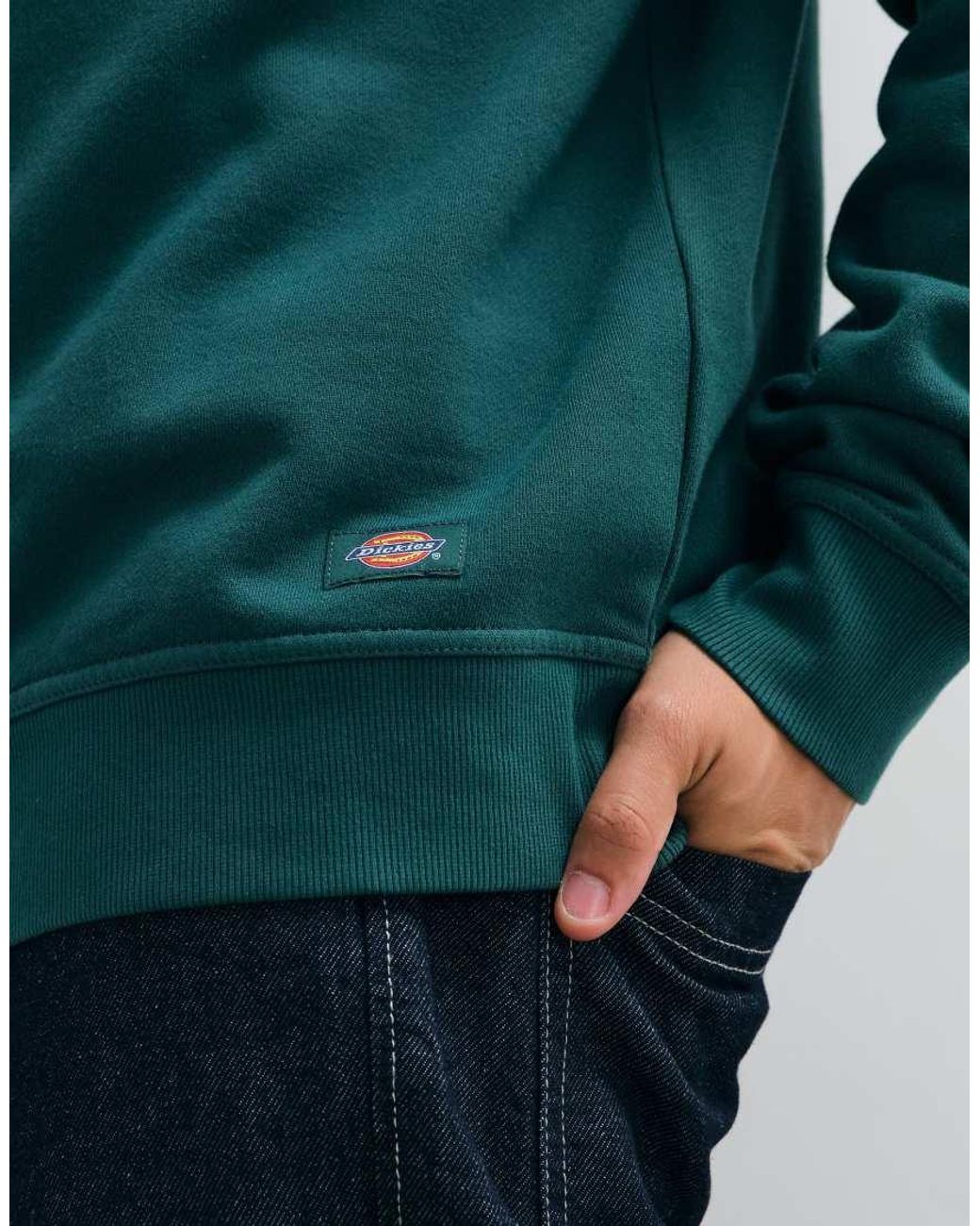 Dickies Green Sutcliffe Sweatshirt for men