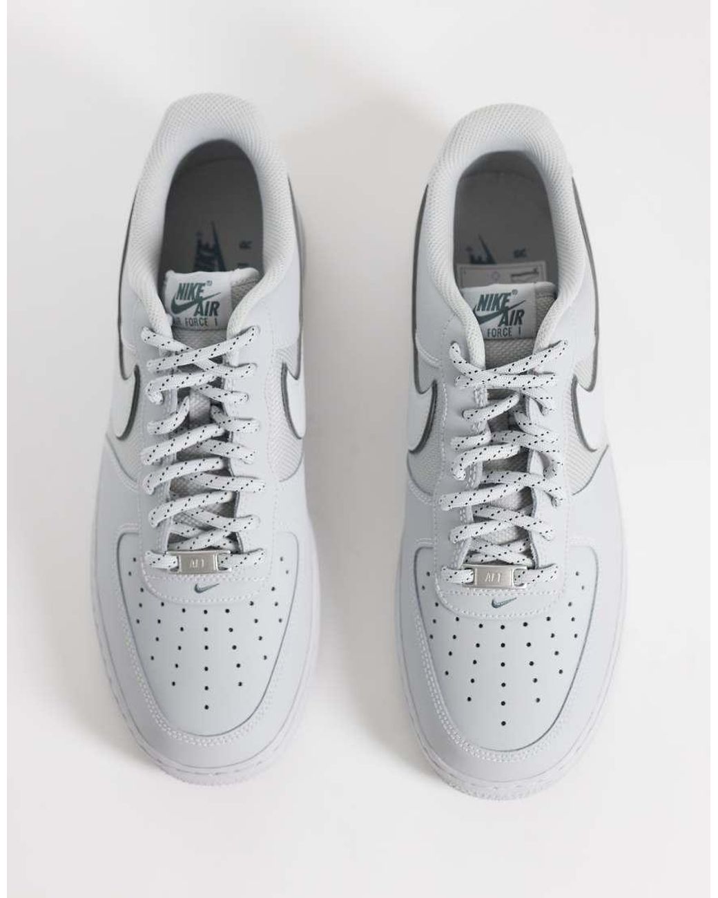 Nike White Air Force 1 '07 Low Lv8 Tech Trainers for men