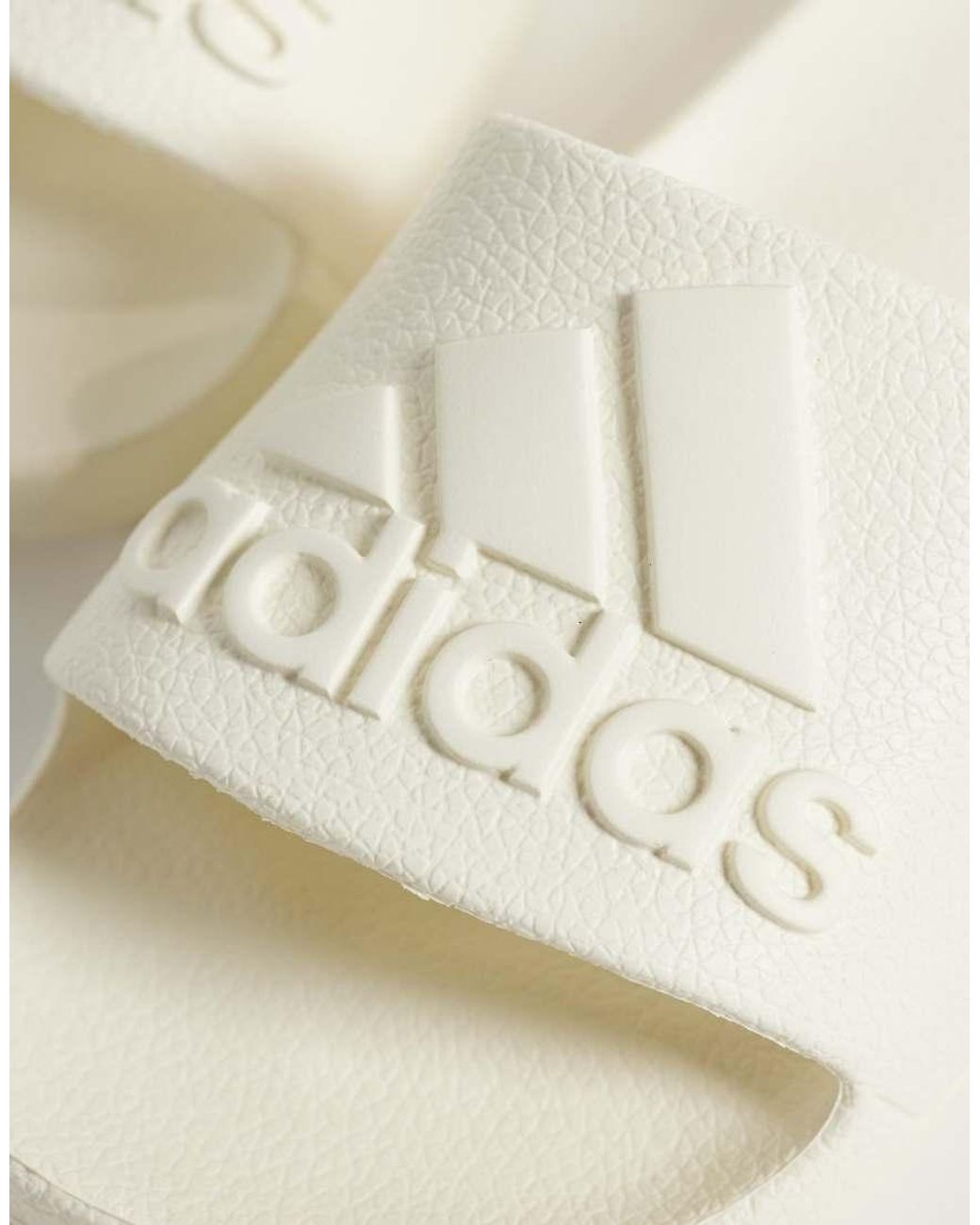 Adidas Originals Natural Adidas Training Adilette Aqua Sliders