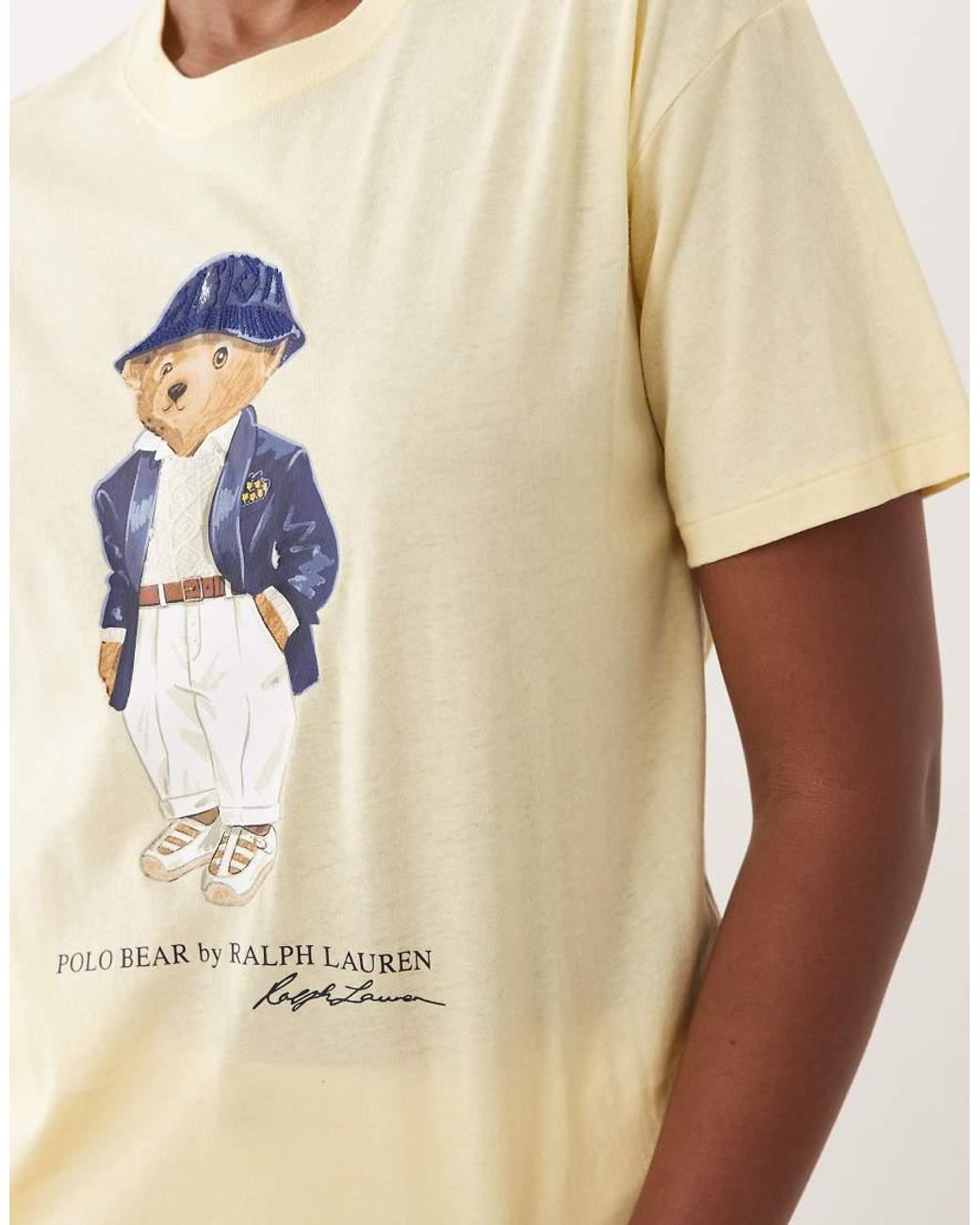 Polo Ralph Lauren Natural Polo Bear Straight Fit T-shirt