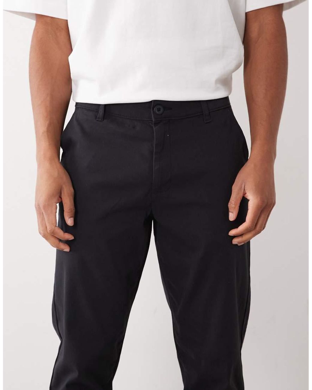 ASOS Blue 2 Pack Tapered Chinos for men