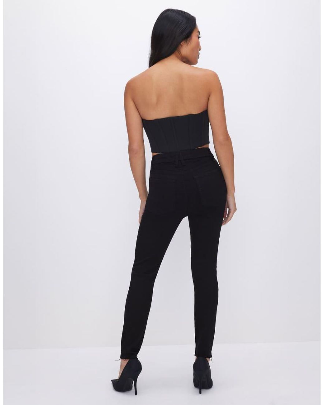 GOOD AMERICAN Blue Petite Good Skinny Jeans
