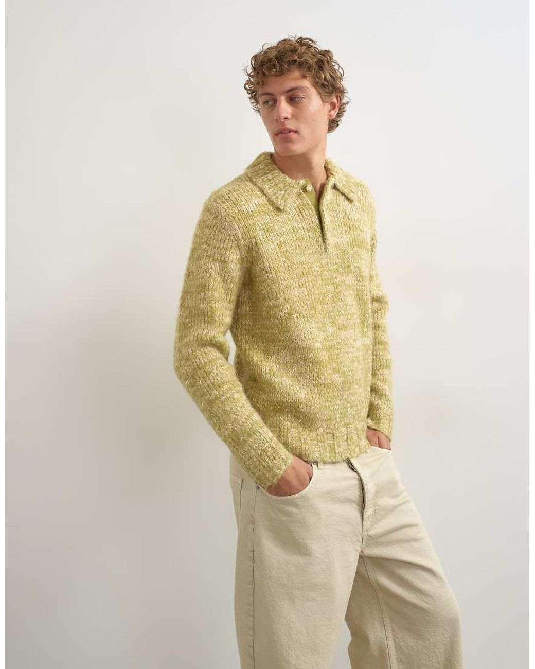 Polo di Topman in Metallic da Uomo