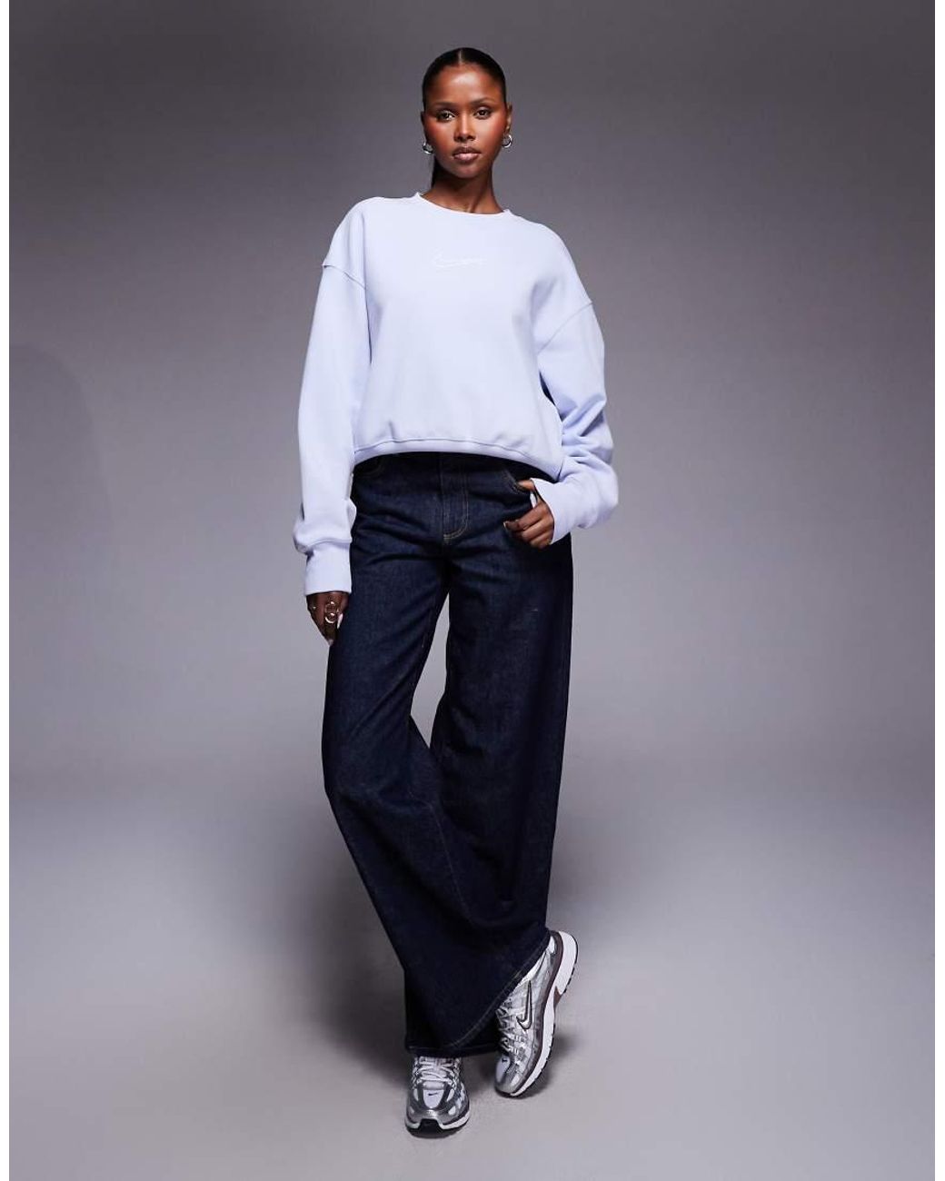 Nike White Phoenix Fleece Oversized Sweatshirt