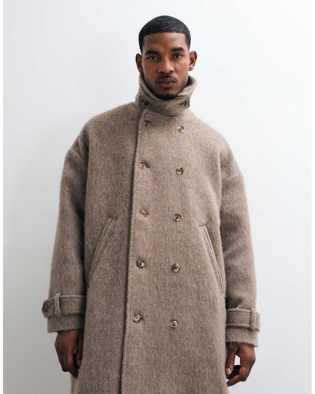 Cappotto Premium di Weekday in Natural da Uomo