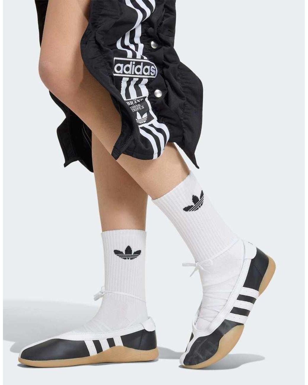 Adidas Originals Black Adibreak Ruched Skirt