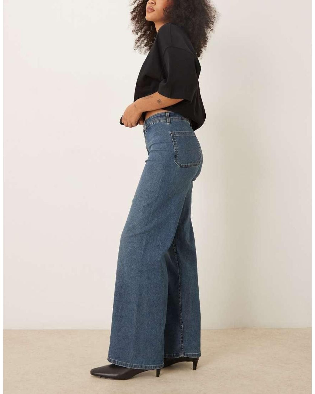 Jdy Blue Moon High Waist Wide Leg Jeans