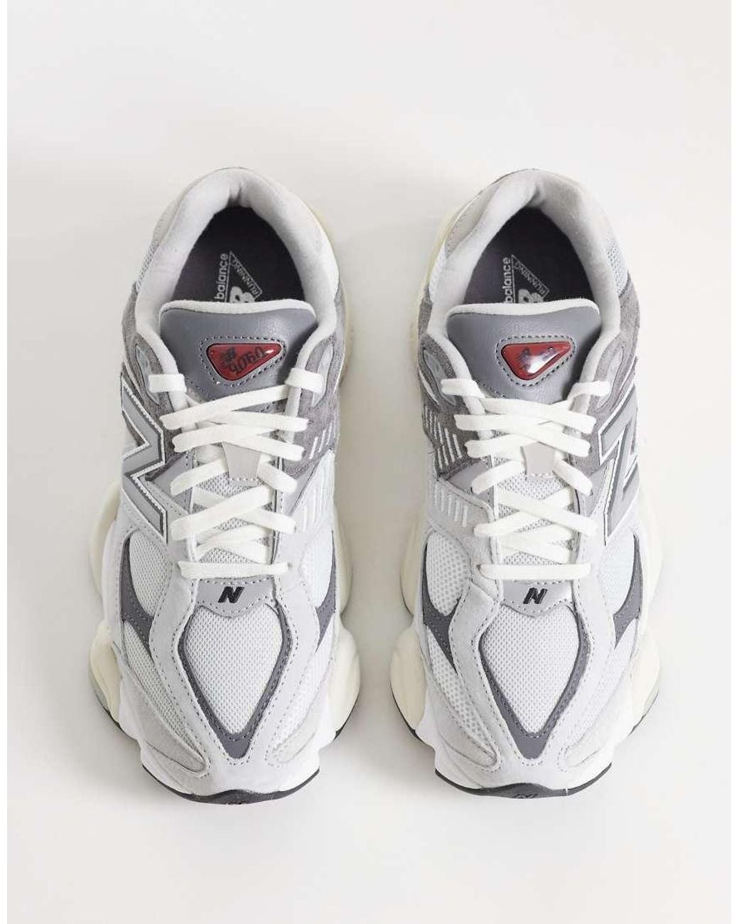 New Balance White 9060 Sneakers