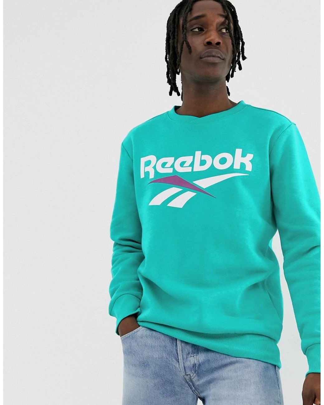 sudadera reebok verdes