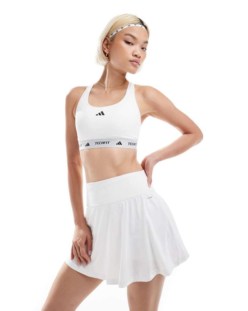 Adidas Originals White Adidas Tennis Climacool Skirt