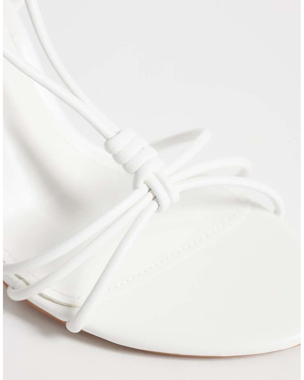 SIMMI White Simmi London Wide Fit Nina Strappy Heeled Sandals