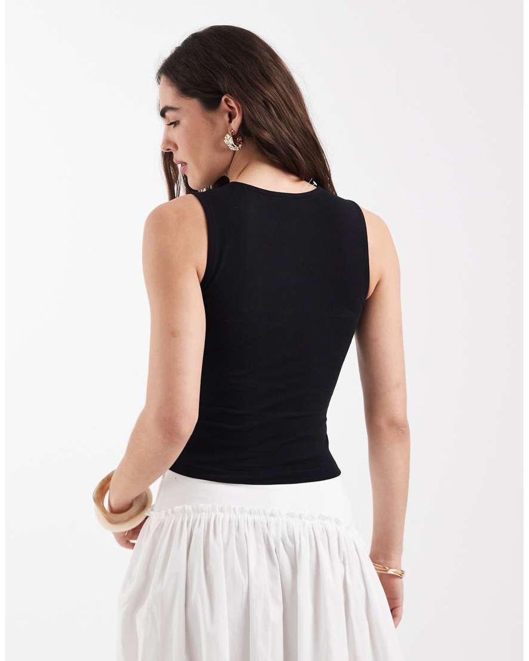 New Look Black Basic Tank