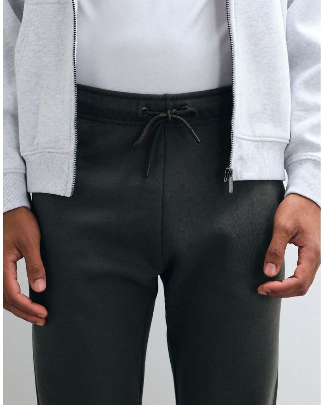 Only & Sons White Cuffed joggers for men