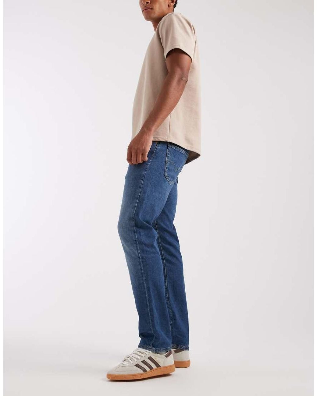 Levi's Blue 502 Tapered Jeans for men