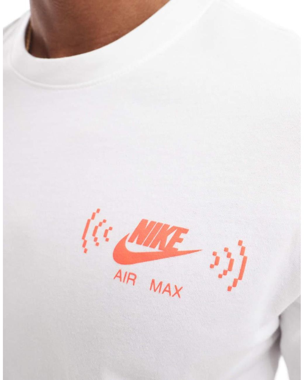 Nike Swoosh Fm Graphic Backprint T-Shirt in White | Lyst UK