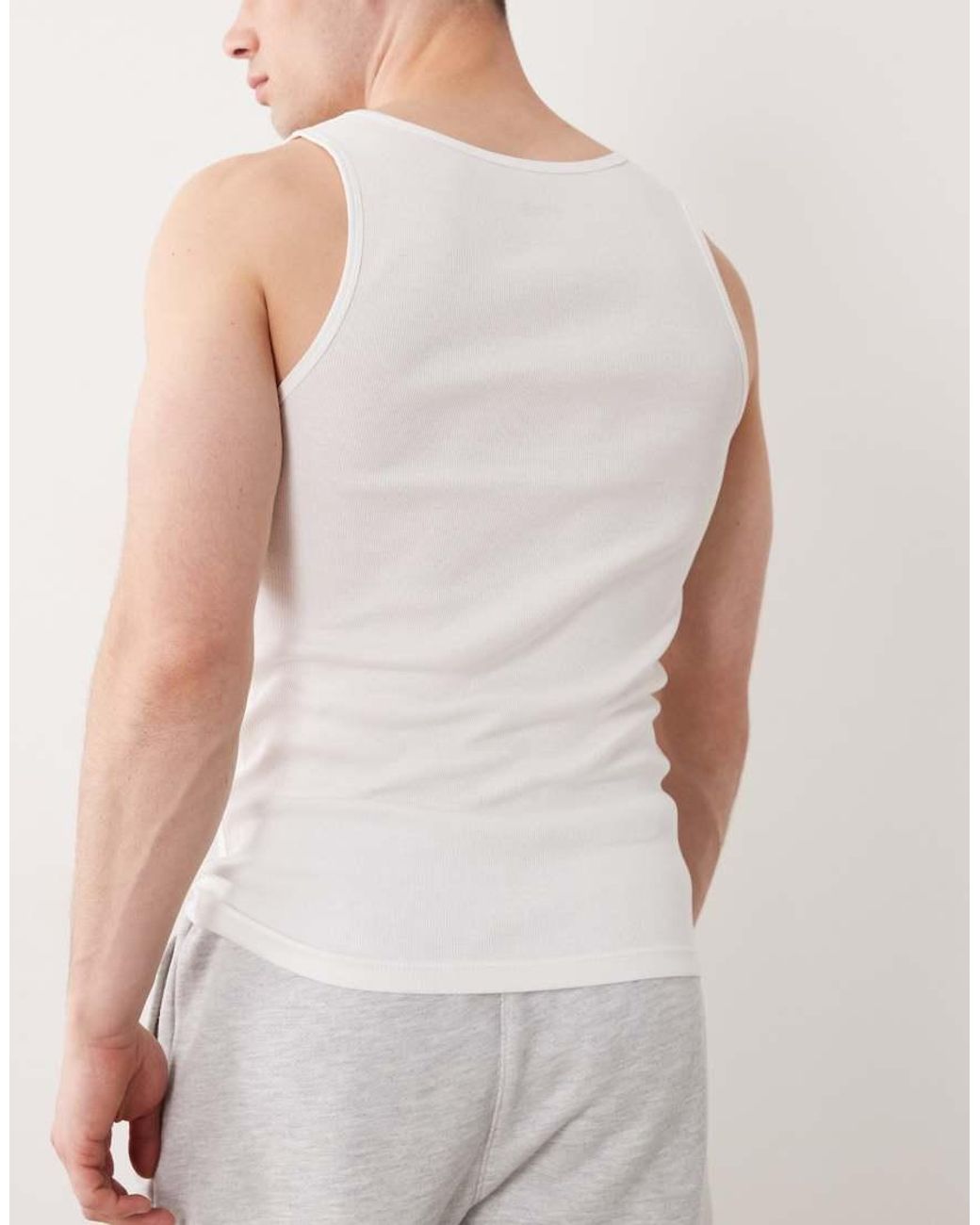 Boss Multicolor 3 Pack Ribbed Logo Vests for men
