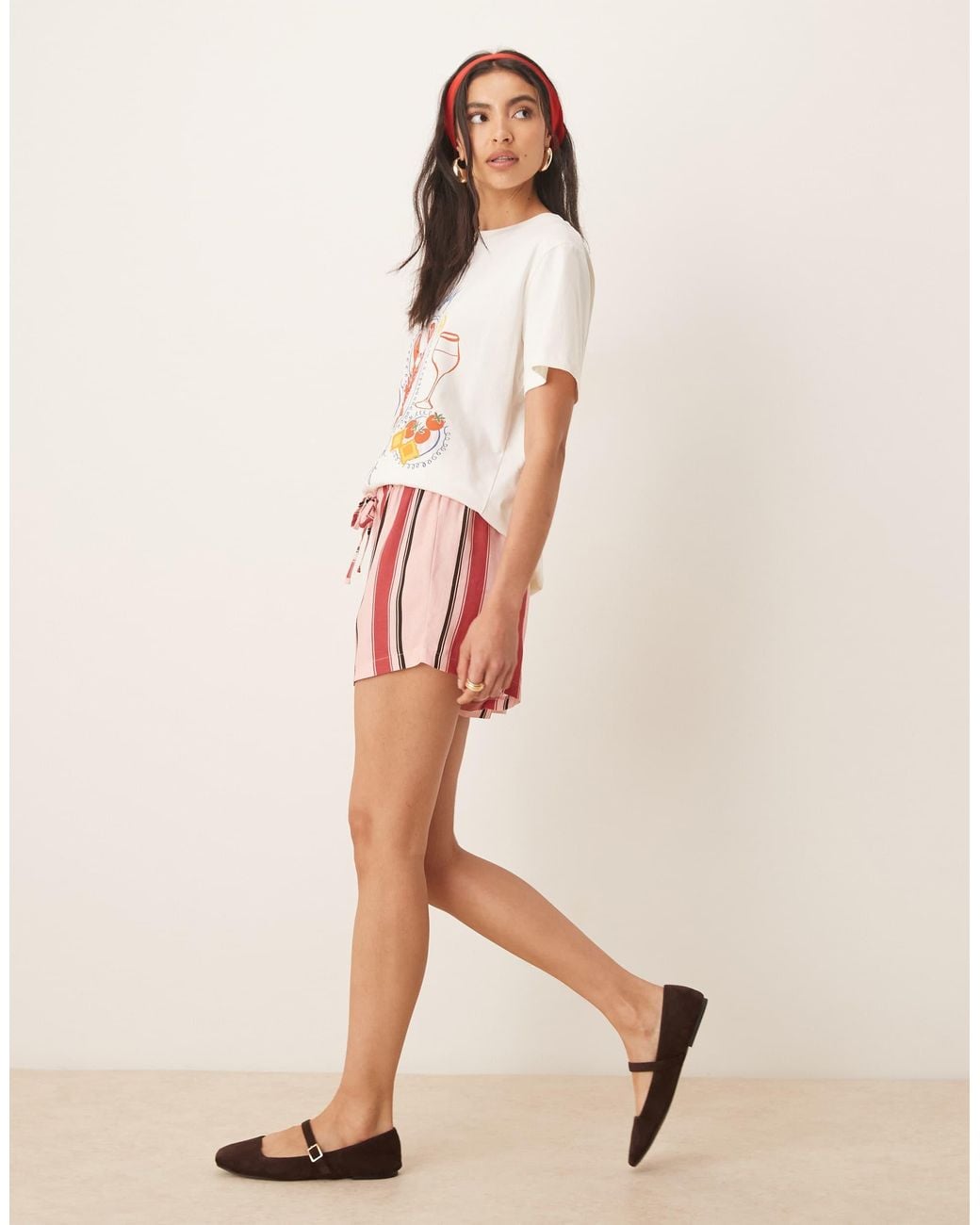 ASOS Natural Pull On Micro Short