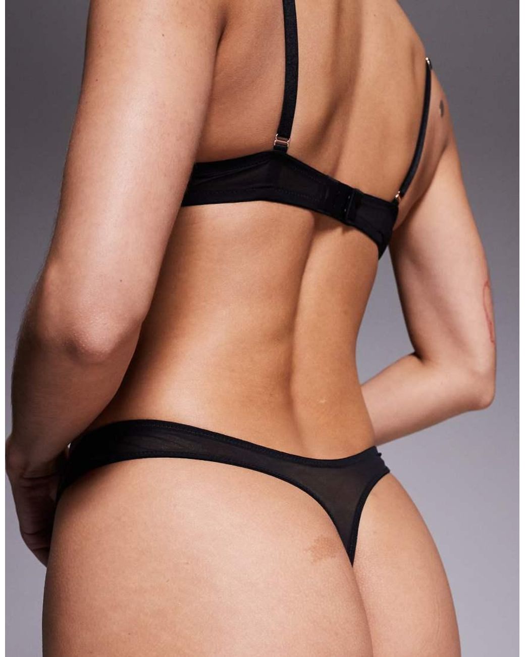 Ann Summers Kanten String in het Black
