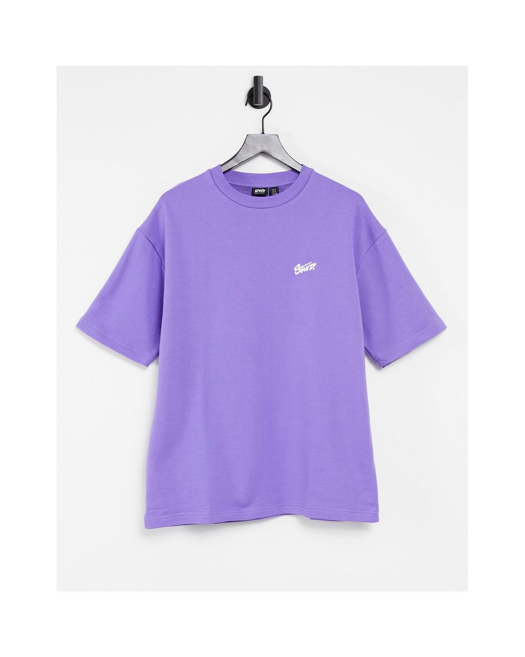 Pull\u0026Bear Set T-shirt in Purple for Men 