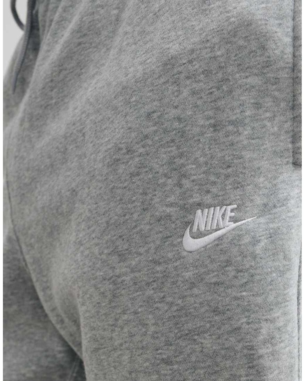 Nike Gray Club Cuffed Slim Fit joggers for men