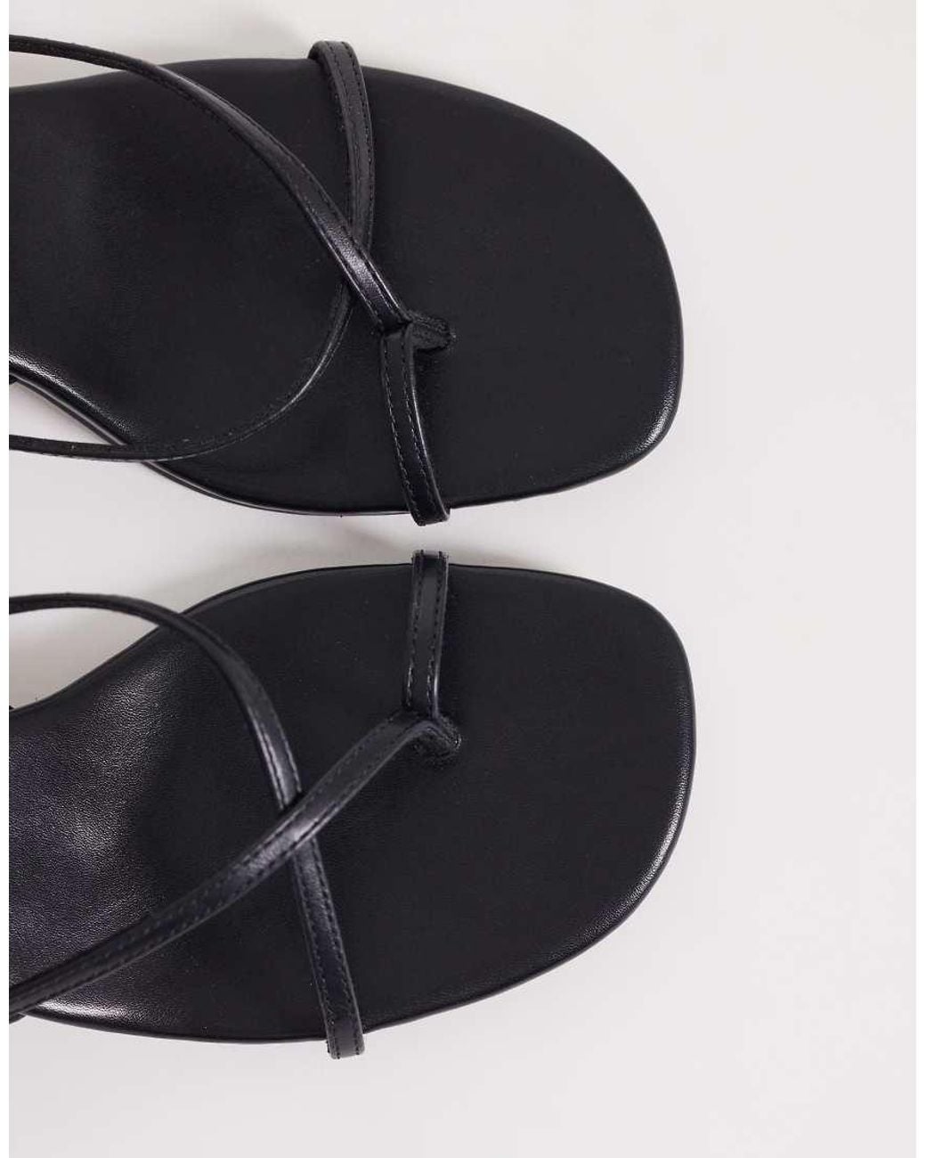 ASOS Metallic Haven Strappy Kitten Heeled Sandals