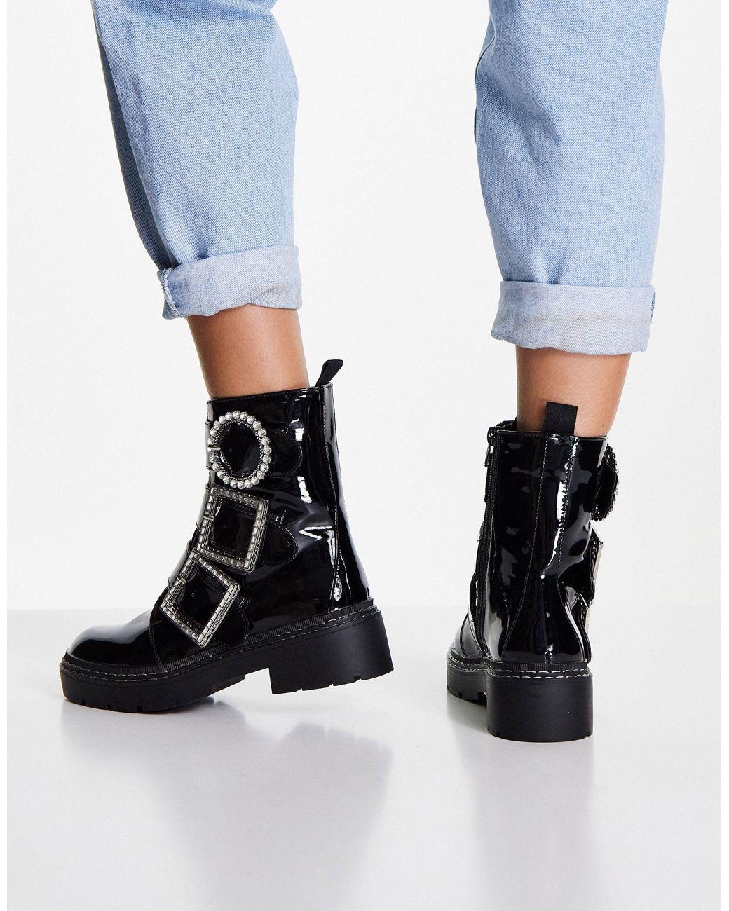 River island diamante boots best sale