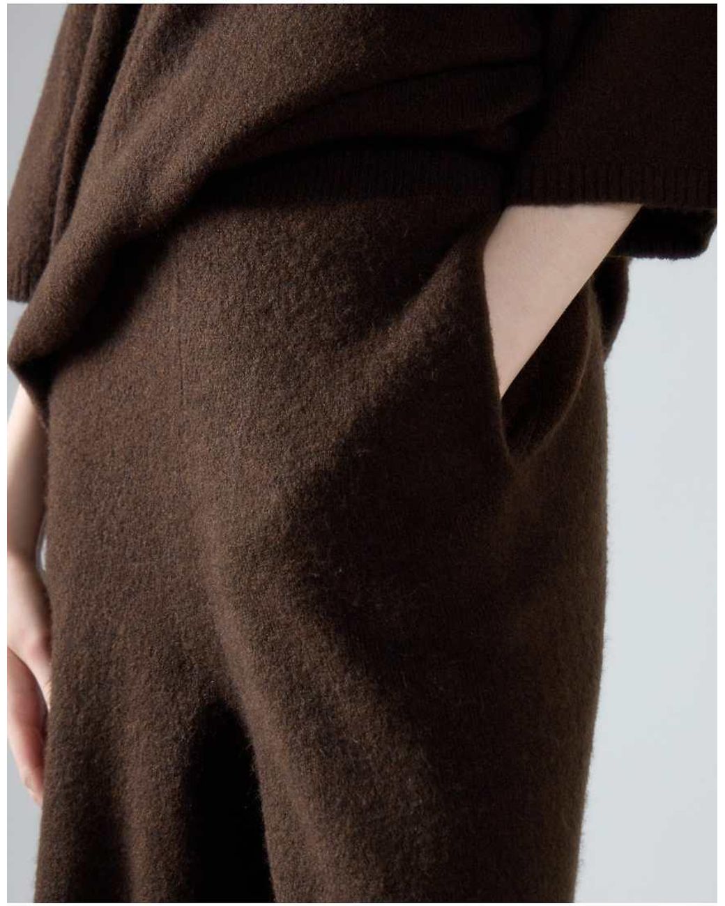 Glamorous Black Wide Leg Knit Pants