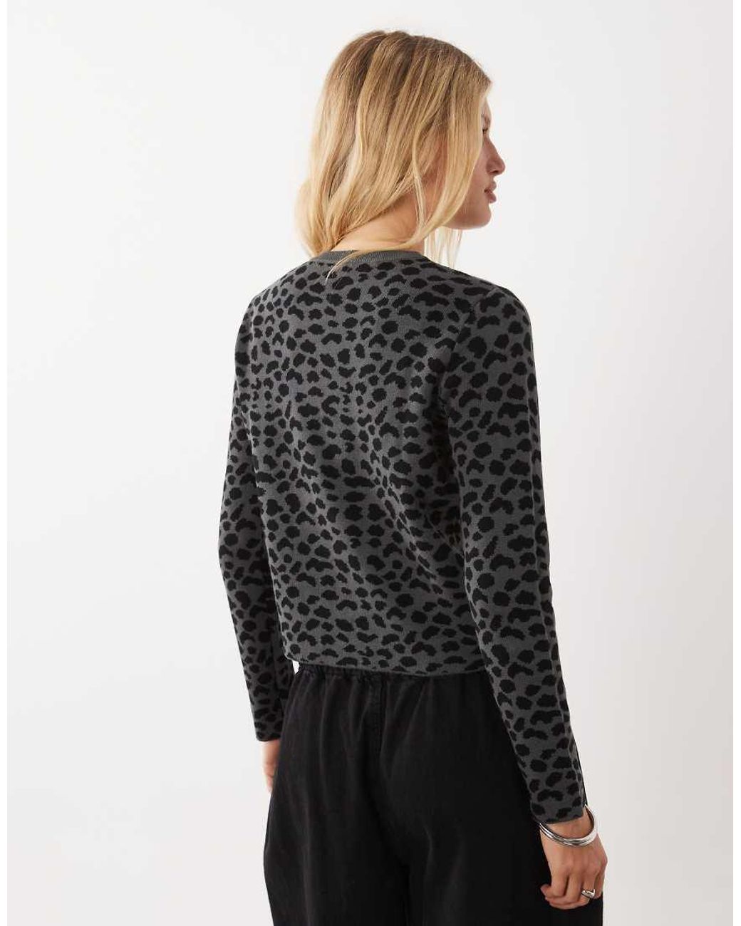 Mango Black Knitted Jumper
