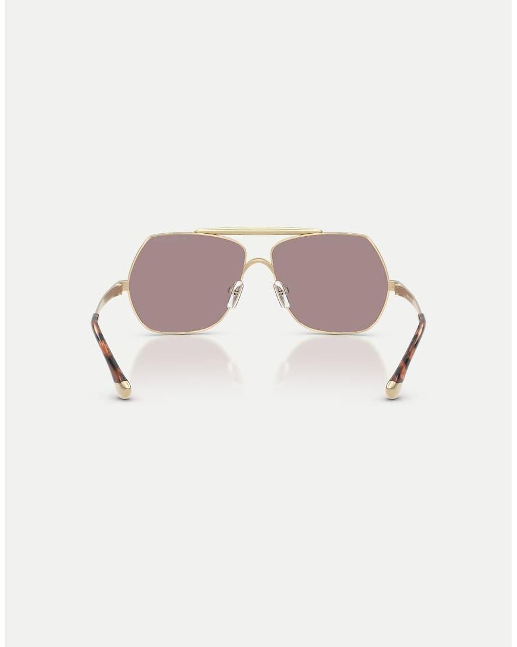 Michael Kors Pink Denver Pilot Sunglasses With Lens