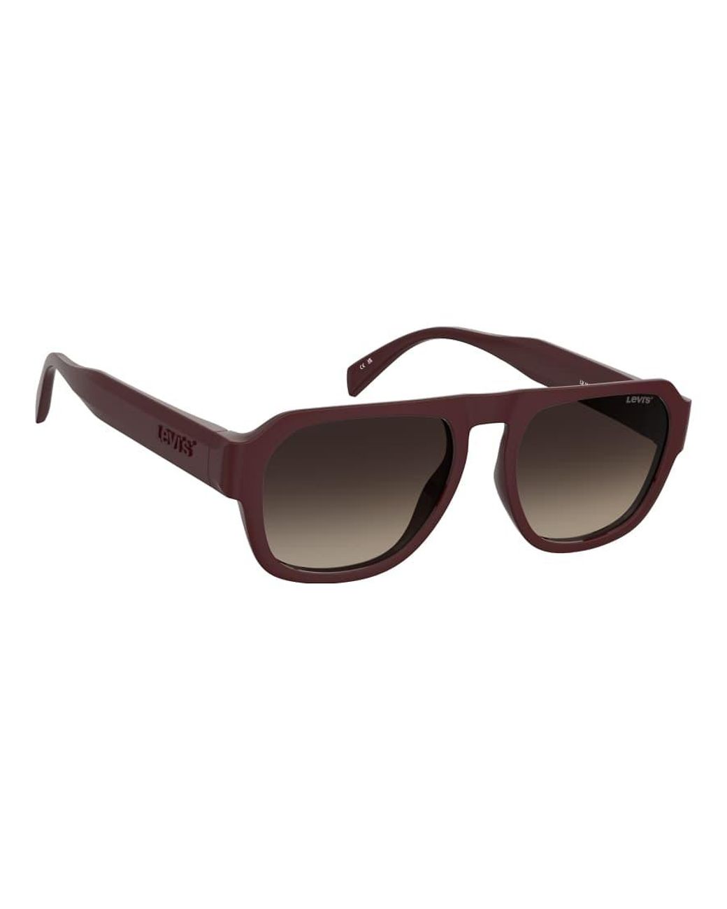 Levi's Sunglasses Brown Levi's Rectangular Sunglasses With Lenses