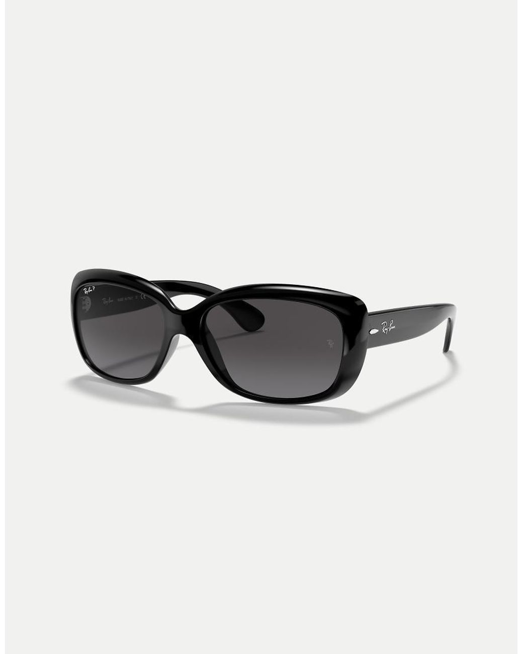 Ray-Ban Black Jackie Ohh Butterfly Sunglasses With Polarised Lens