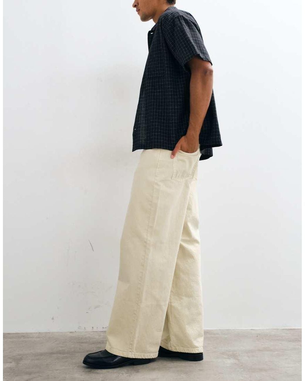 ASOS White Extreme baggy Jeans for men