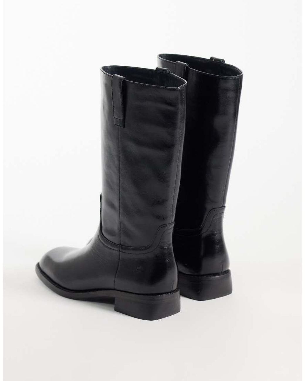 Steve Madden Black Primo Low Ankle Boots
