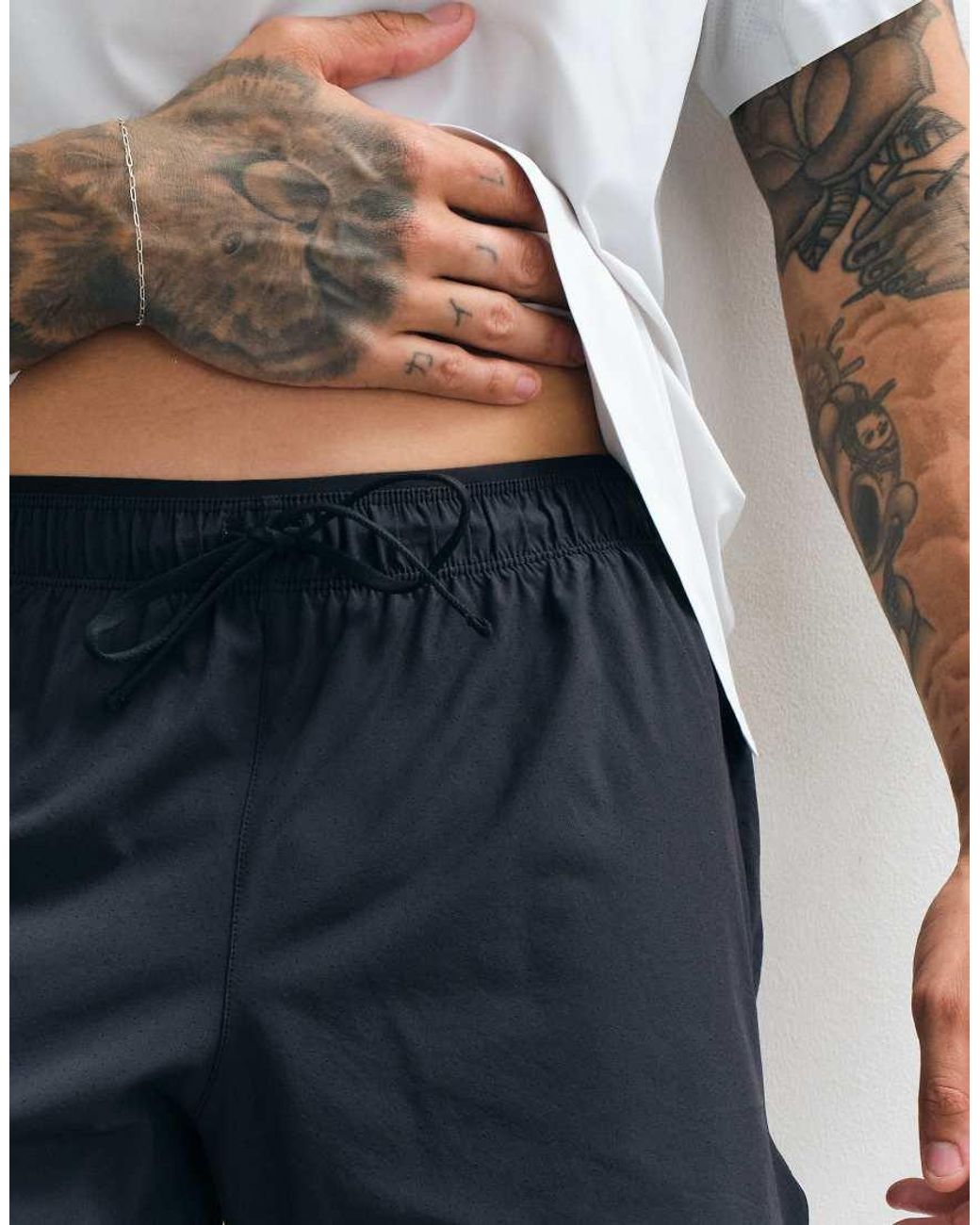 New Balance White Rc 5 Inch Short for men