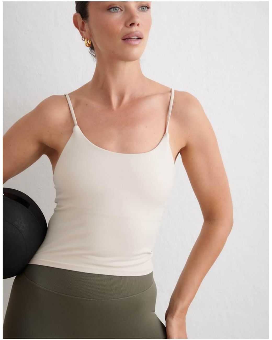 Aim'n Multicolor Sand Shape Seamless Strap Singlet