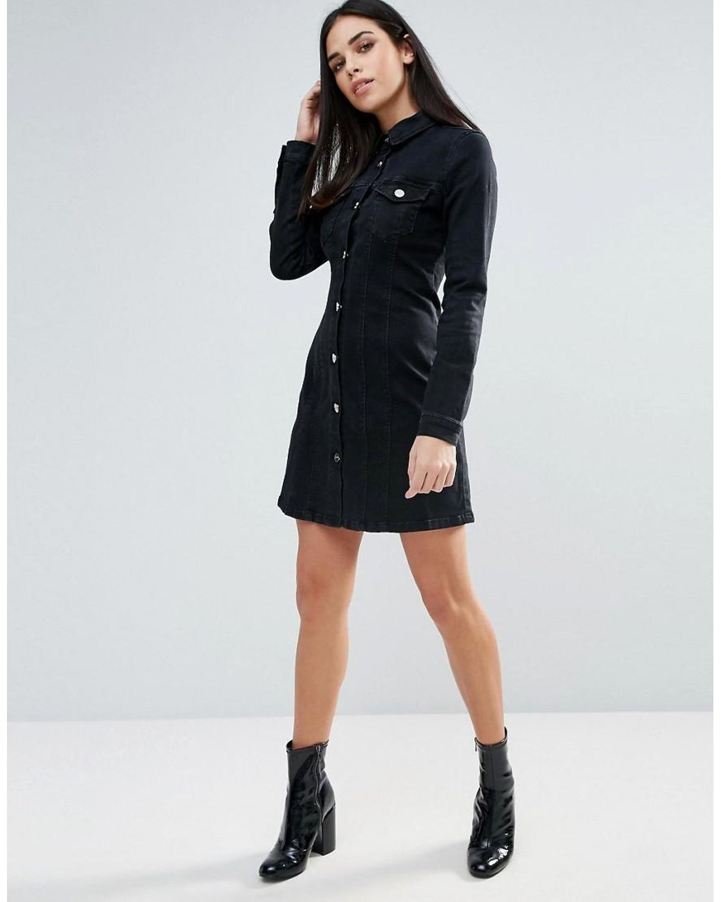 Lipsy denim dress top