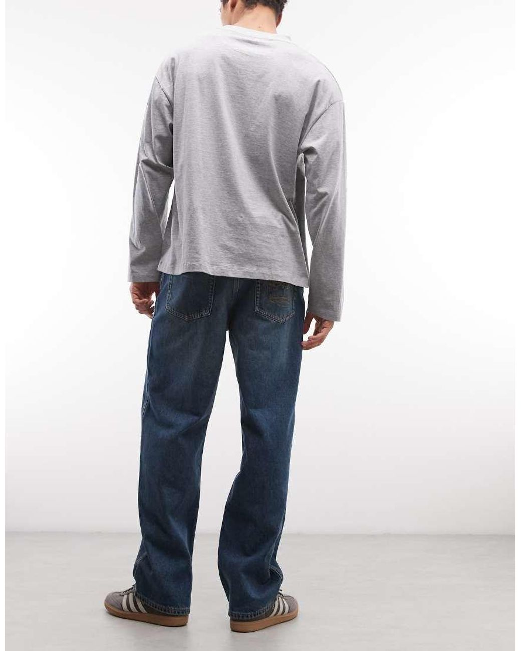 Timberland Blue Back Embroidered Tree Logo Denim Pant for men