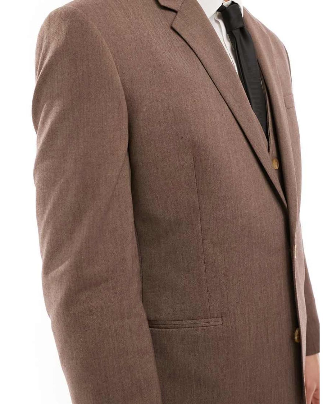 ASOS Natural Slim Suit Jacket for men