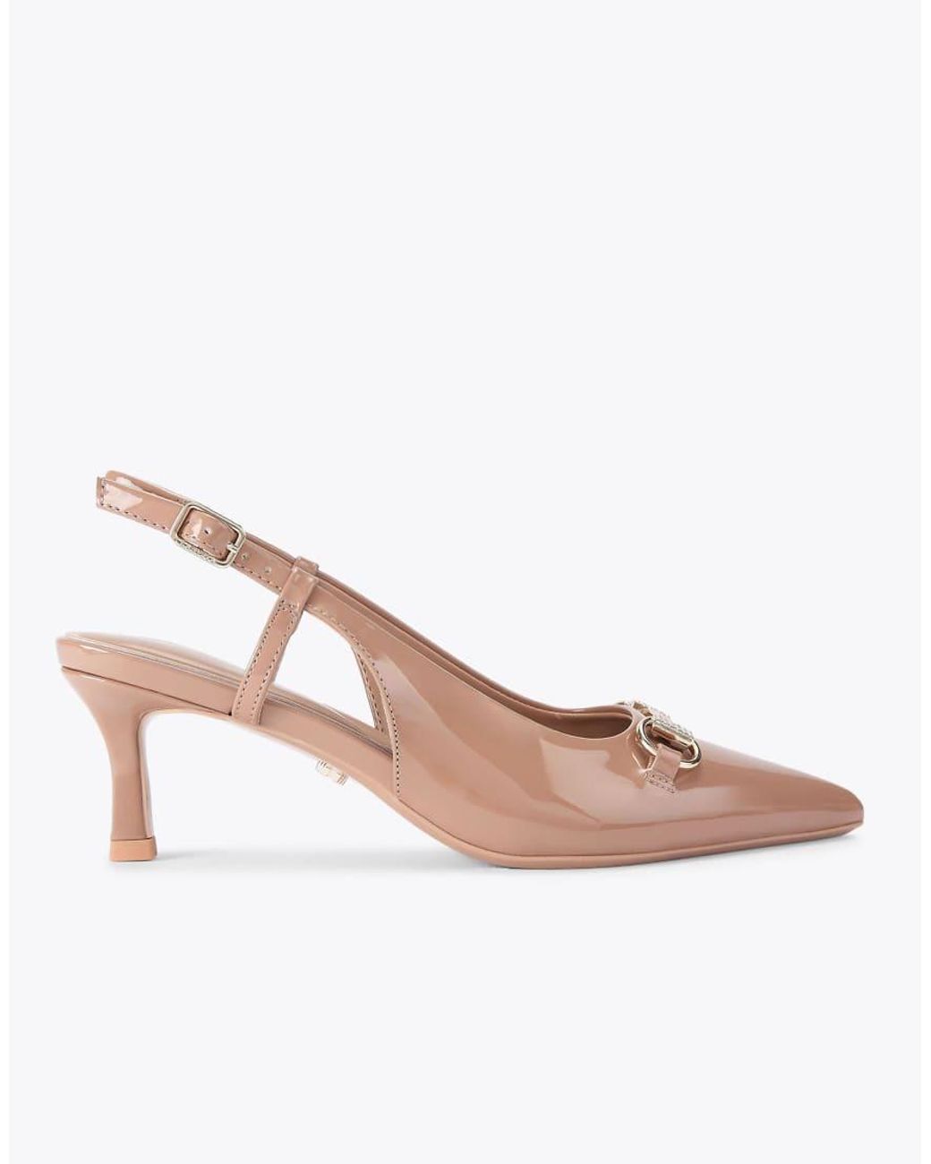 Carvela Kurt Geiger Pink Valentina Court Heeled Shoes