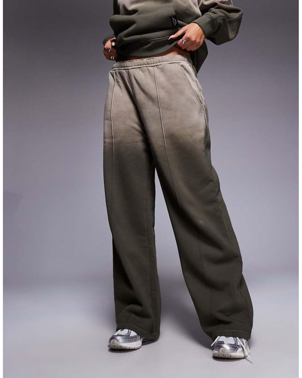 Good For Nothing Gray Gradient Baggy Joggers