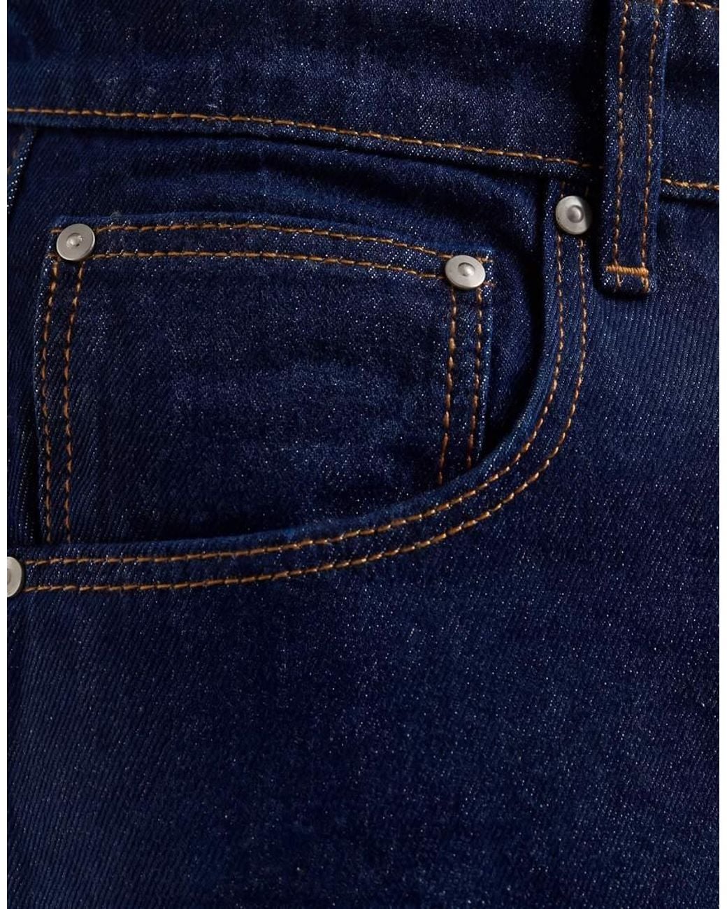 ASOS Blue Mid Length Denim Jorts for men