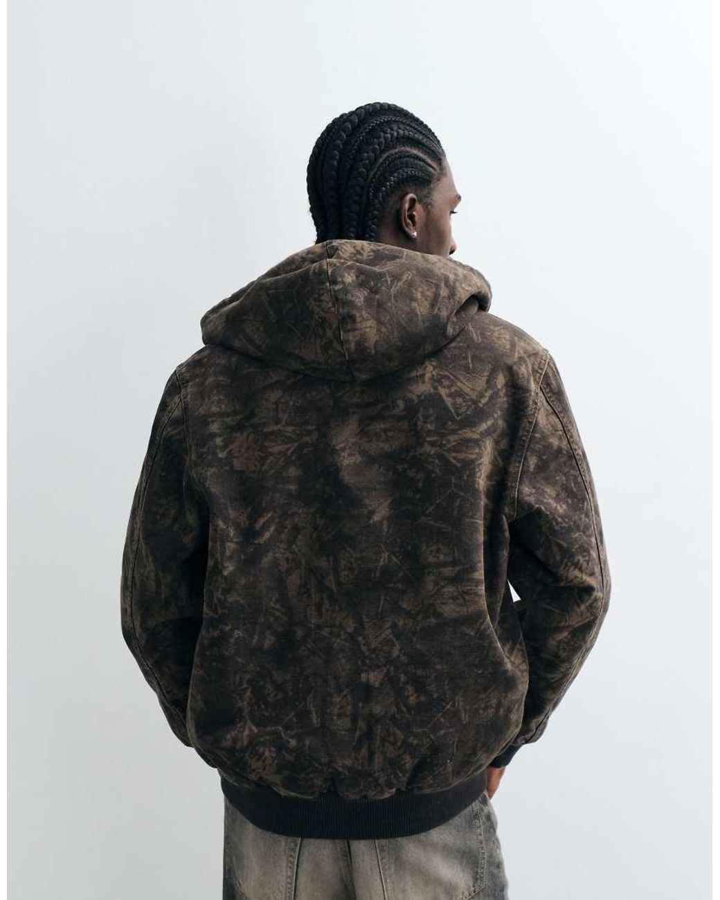 Levi's Multicolor Workwear Potrero Camo Print Denim Hoodie for men