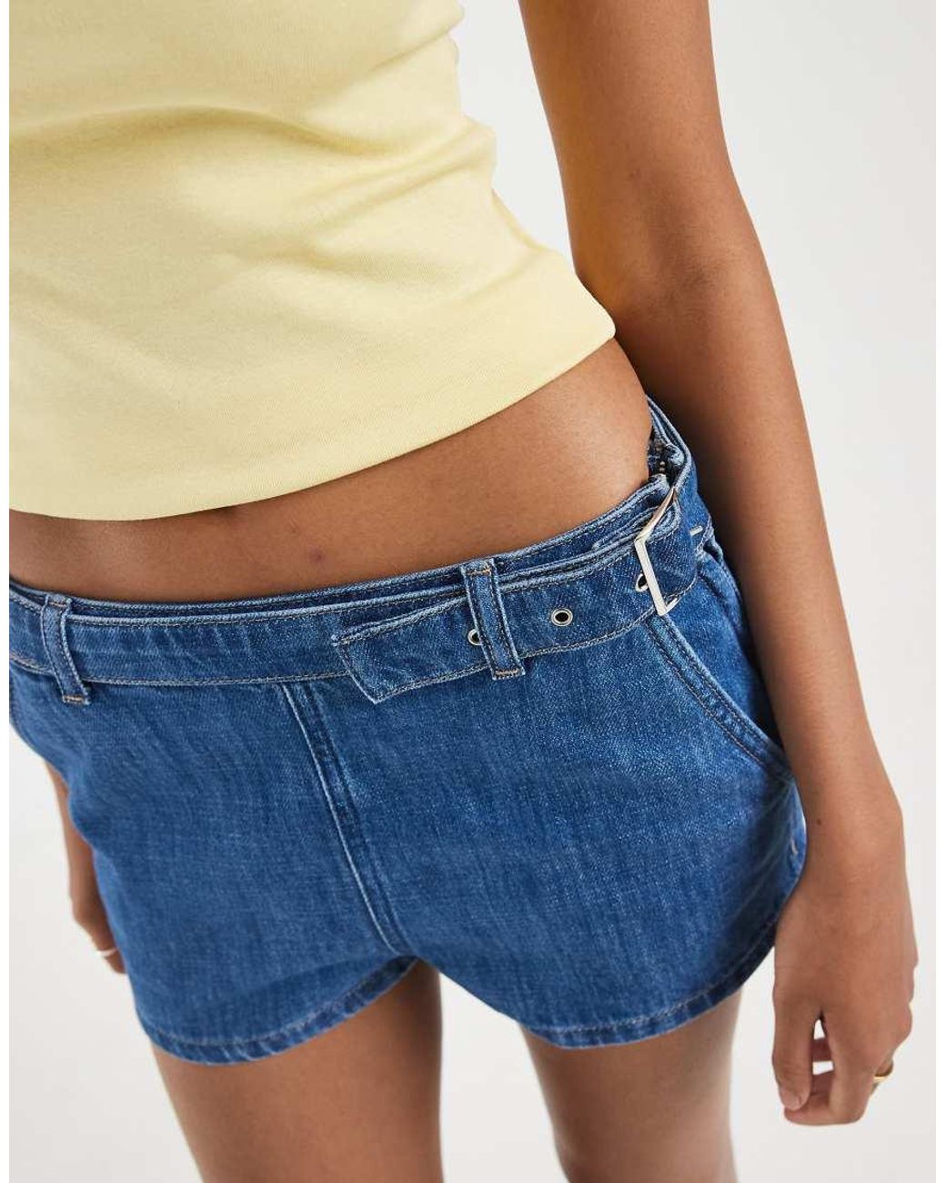 ASOS Blue Denim Micro Short