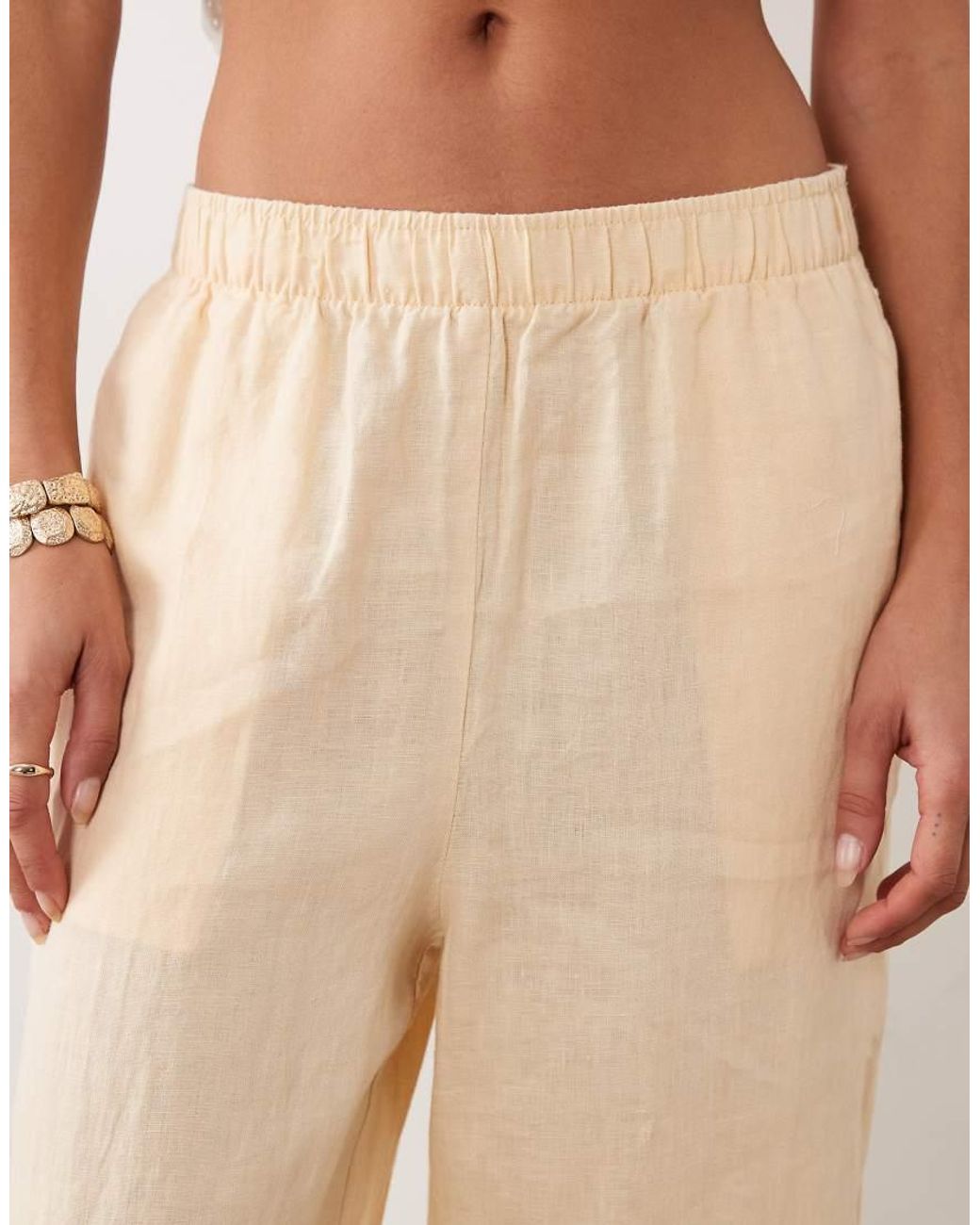 Mango Natural 100% Linen Trouser