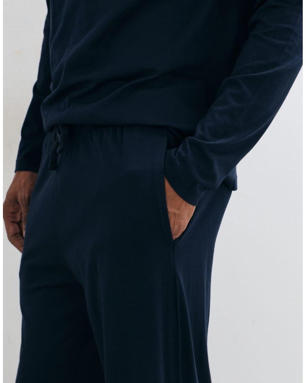 ASOS Blue Relaxed Pyjama Set for men