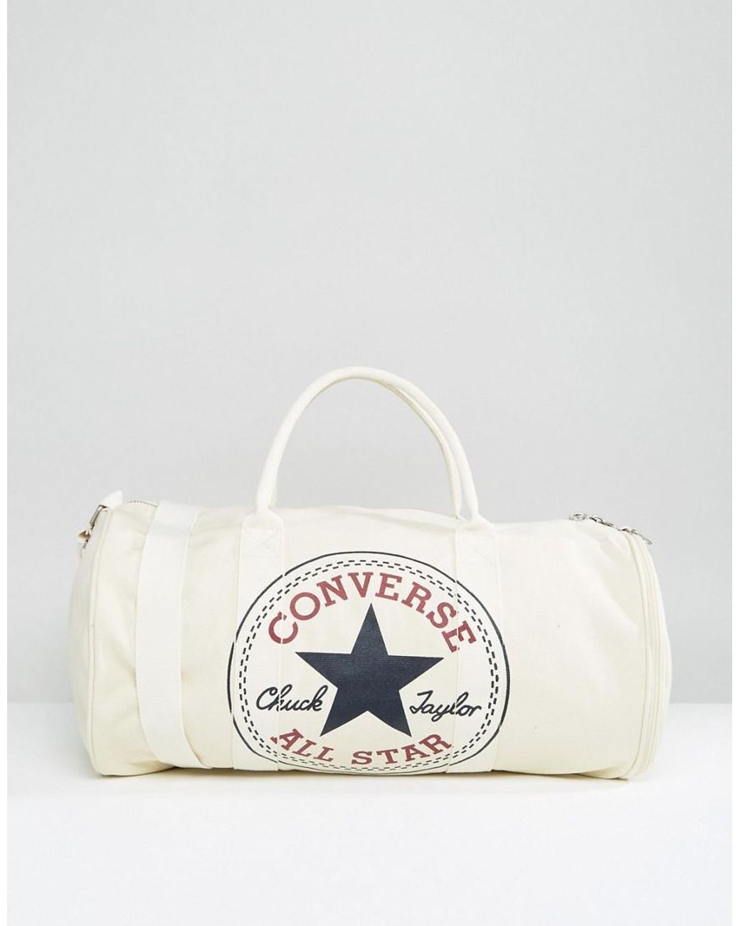 Converse Canvas Chuck Duffle Bag in White for Men | Lyst