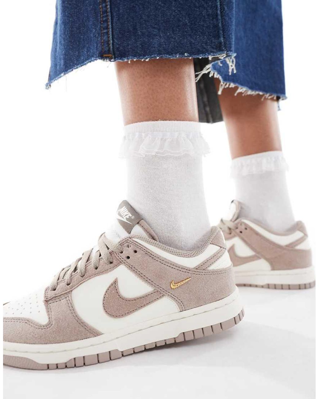 Nike White Dunk Low Trainers