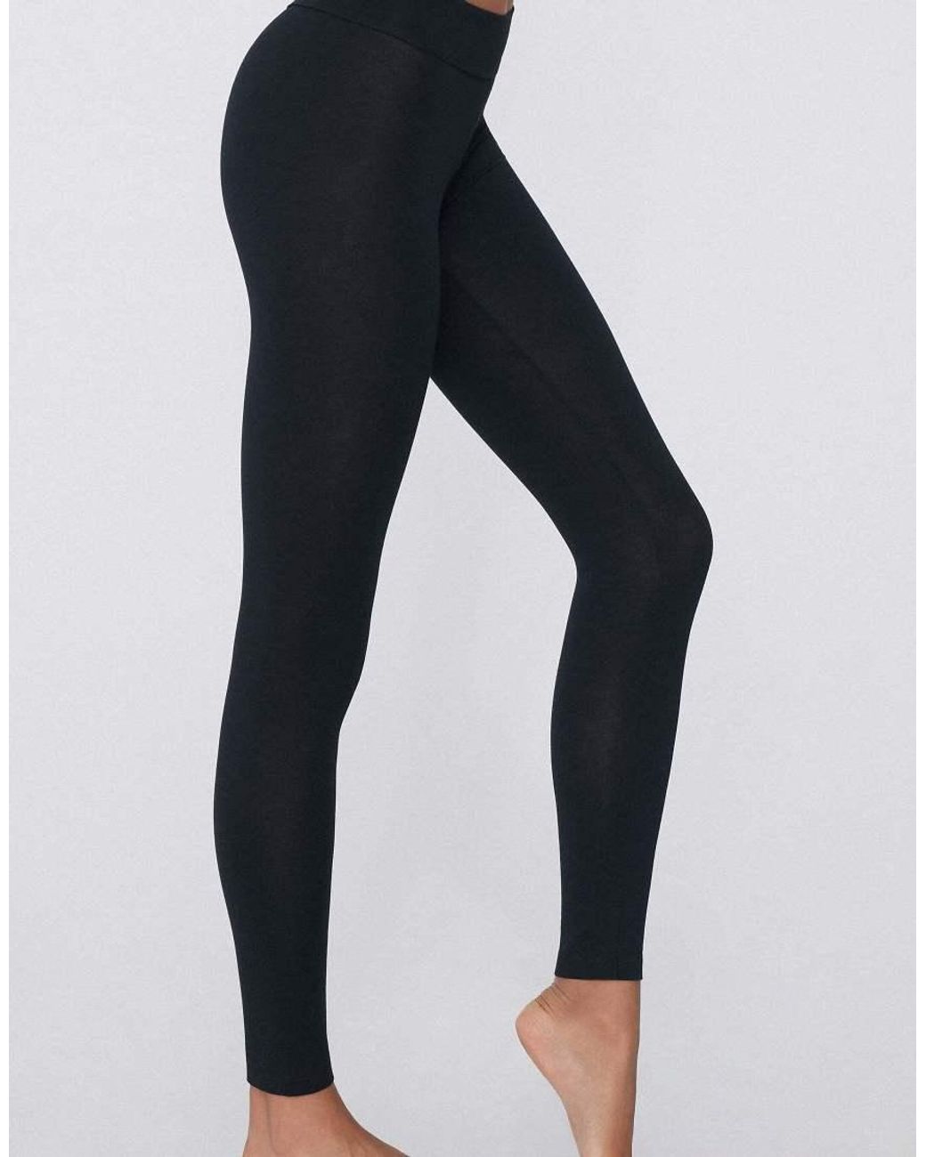 Tezenis Blue Cotton Leggings