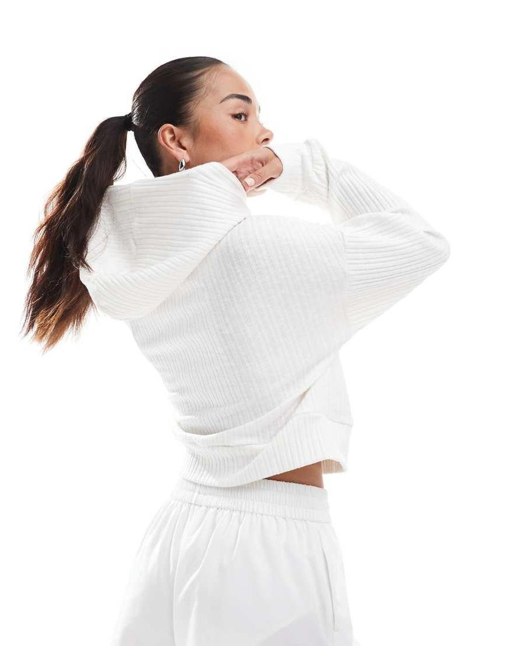 agon® White Classic Hoodie