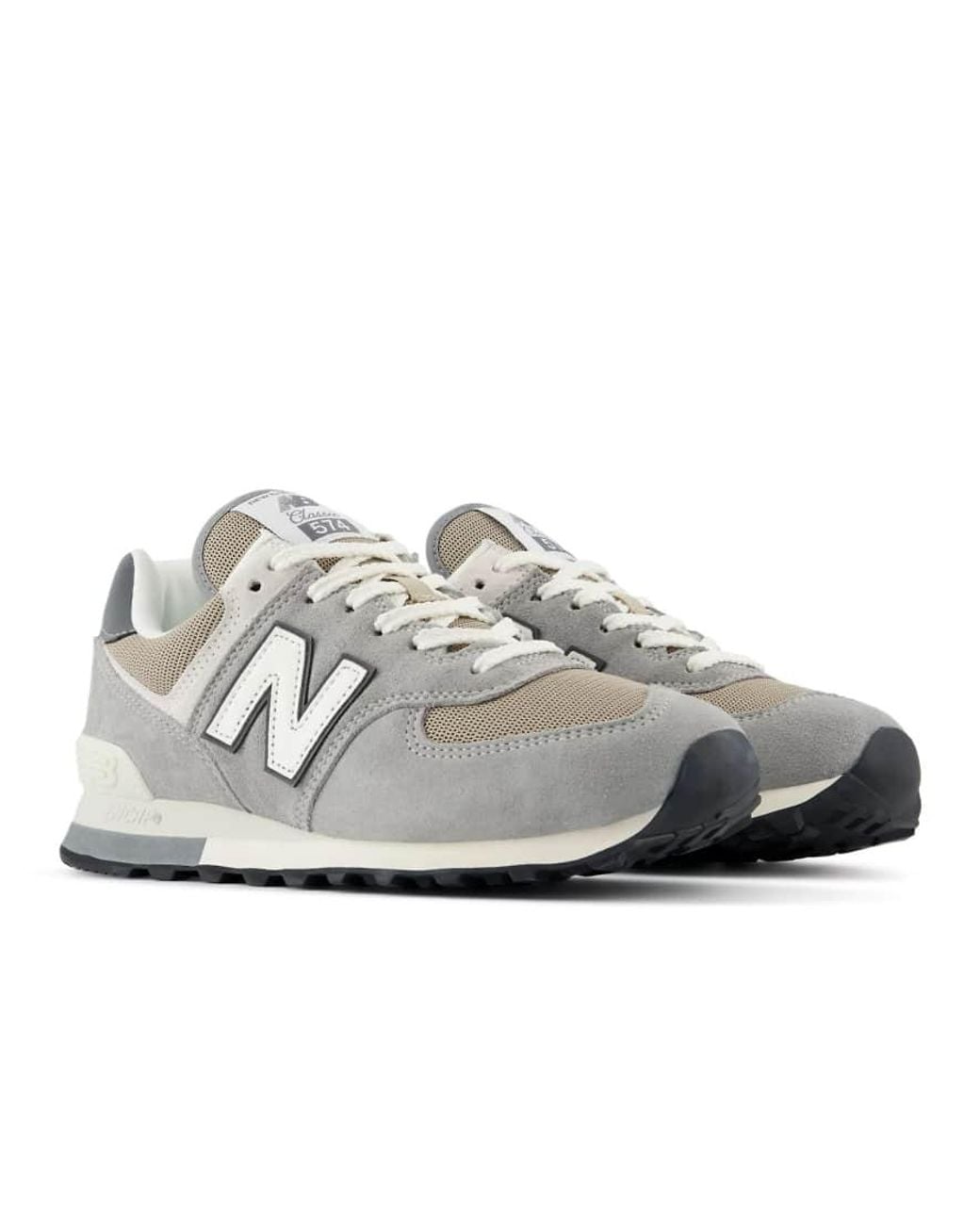 New Balance Gray 574 Trainers